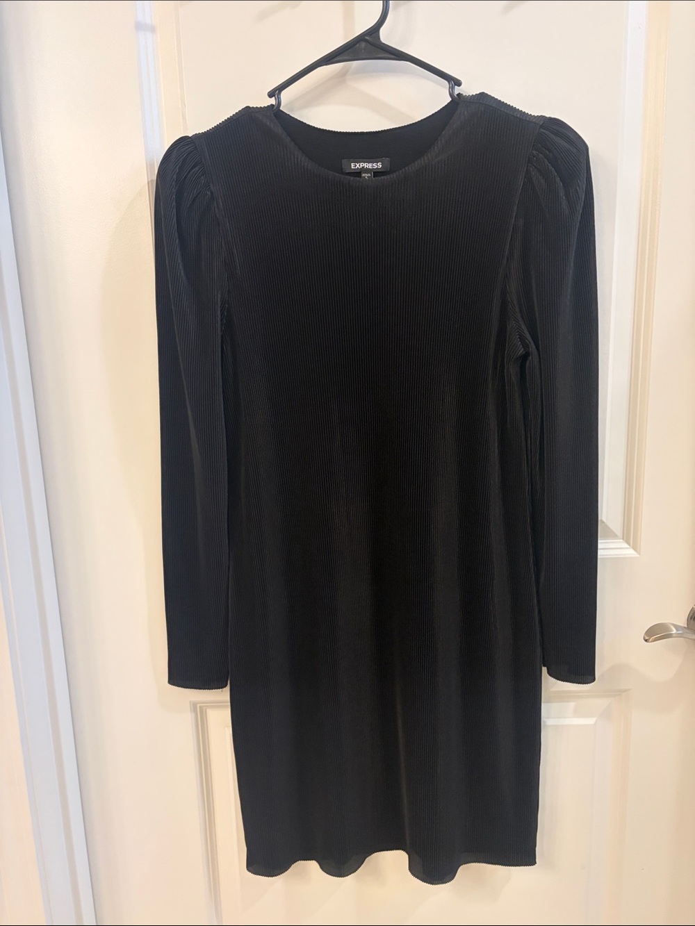 Express Black Long Sleeve Dress